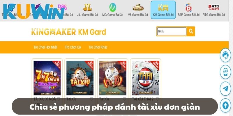 Chia sẻ phương pháp đánh tài xỉu đơn giản